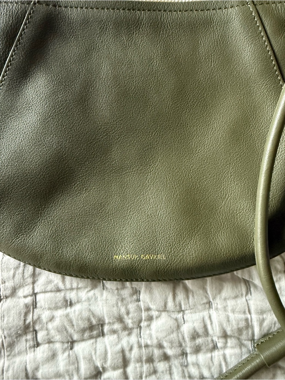 MANSUR GAVRIEL Mini Fortuna Crossbody Bag - Olive - NWOT - Picture 5 of 7
